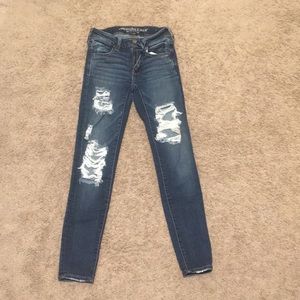 American Eagle Outfitters high rise jeans